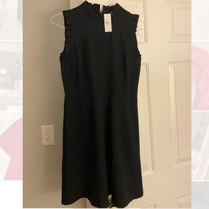 Loft midi black dress!!